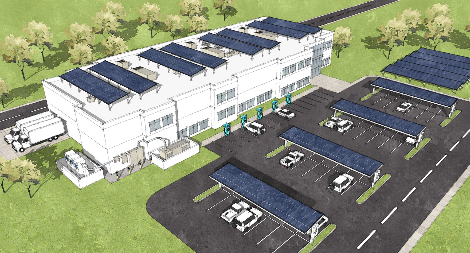 Sol MicroGrid warehouse