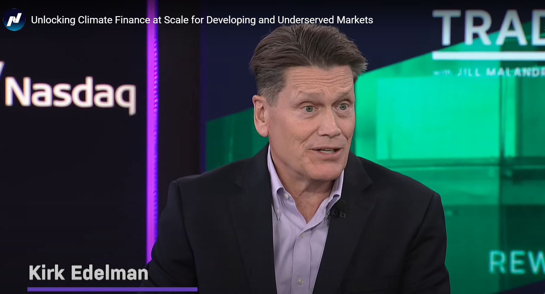 Kirk Edelman on Nasdaq Trade Talks